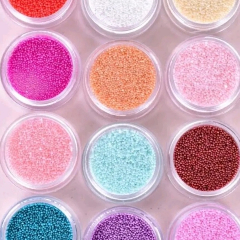 Nail glitter and recycling box